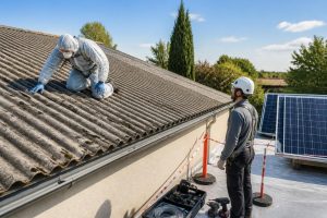 découvrez si l'installation de panneaux solaires sur un toit en fibrociment amianté est sûre, les précautions à prendre et les réglementations à respecter pour éviter tout risque.