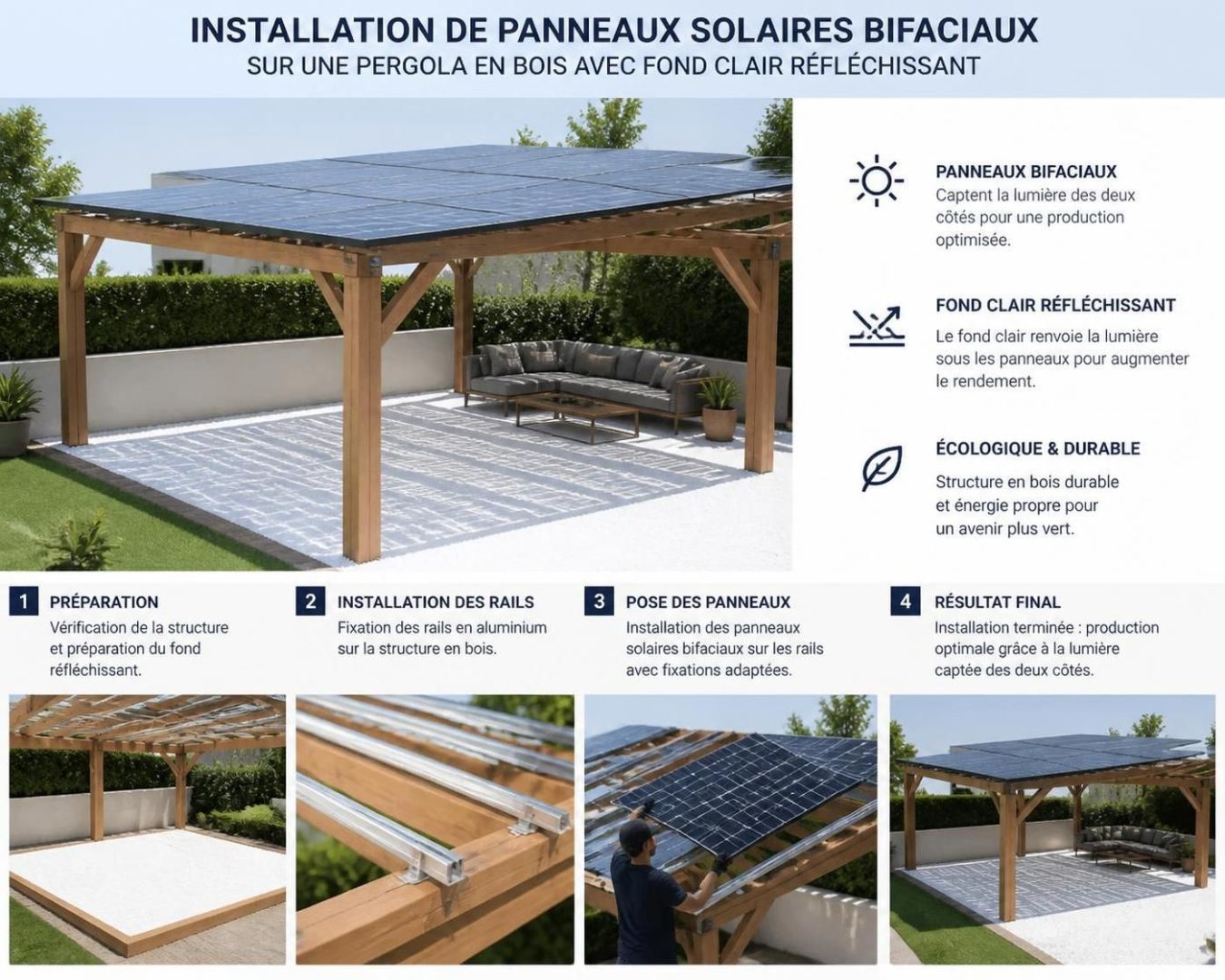 découvrez la rentabilité réelle des panneaux solaires bifaciaux installés sur une pergola, leurs avantages, les économies d'énergie et le retour sur investissement possible.