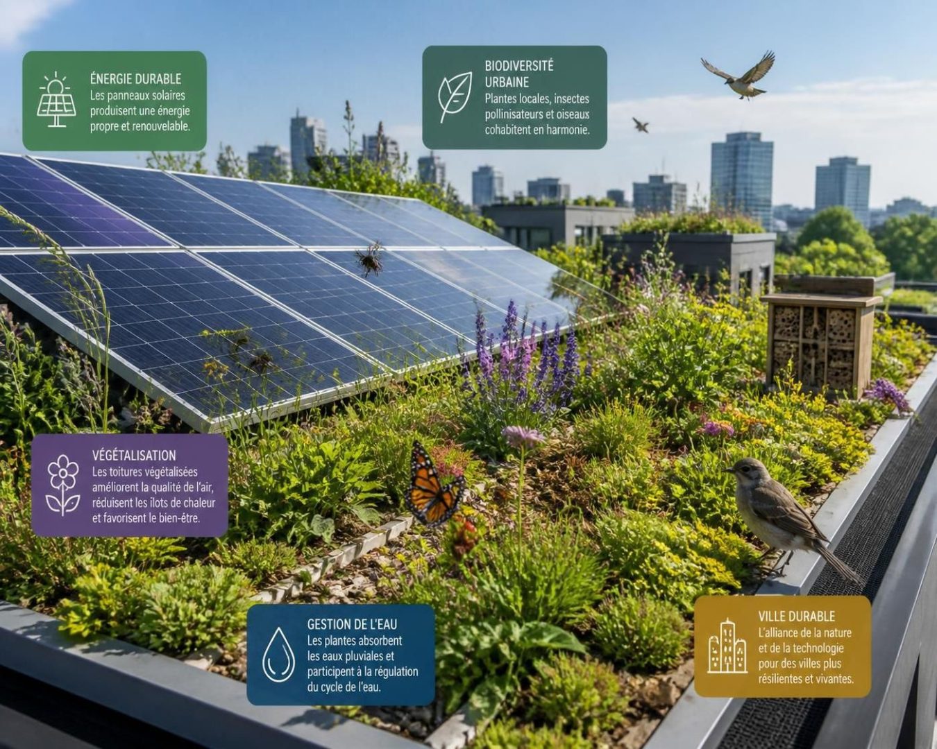 découvrez comment installer des panneaux solaires sur une toiture végétalisée, leurs avantages écologiques, leur compatibilité ainsi que les contraintes à prendre en compte pour un projet réussi.
