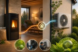 découvrez comment coupler un poêle à granulés avec une pompe à chaleur air-air, les avantages de cette association pour votre confort et les précautions à prendre pour une installation optimale.