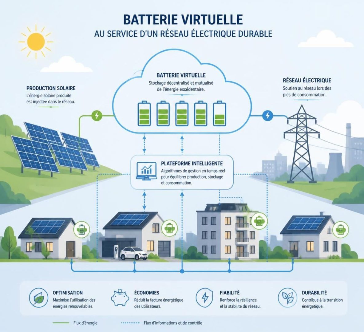 découvrez les différences entre la batterie virtuelle et le stockage physique pour l'autoconsommation, leurs avantages et comment choisir la meilleure solution pour optimiser votre énergie.