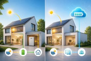 découvrez les différences entre batterie virtuelle et stockage physique pour l'autoconsommation énergétique, leurs avantages et leur fonctionnement.