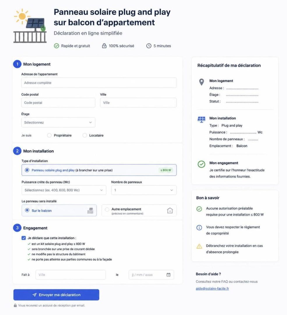 découvrez notre panneau solaire plug and play spécialement conçu pour les locataires en appartement, une solution simple et efficace pour produire votre propre énergie renouvelable sans installation complexe.